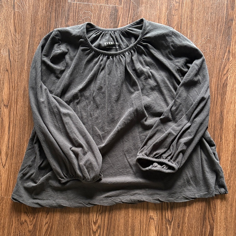Everlane Women's Black Blouse